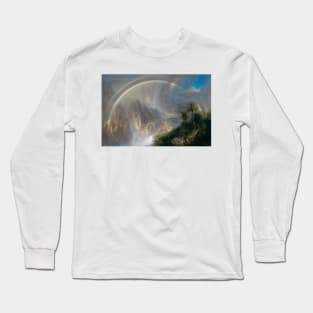 Rainy Season in the Tropics by Frederic Edwin Church Long Sleeve T-Shirt